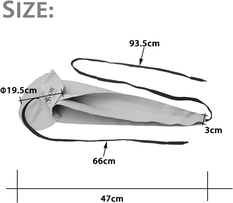 Lerodite Saxophone Cleaning Cloth Cleaning Care Tool for Flute Sax Inside Tube (Gray) - Image 4